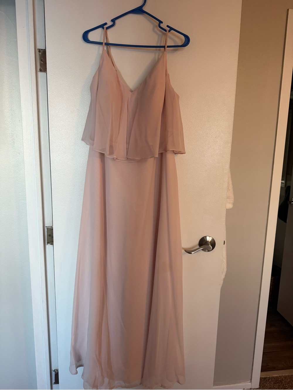 Birdy Grey Dusty Blush Spaghetti Strap Maxi Dress
